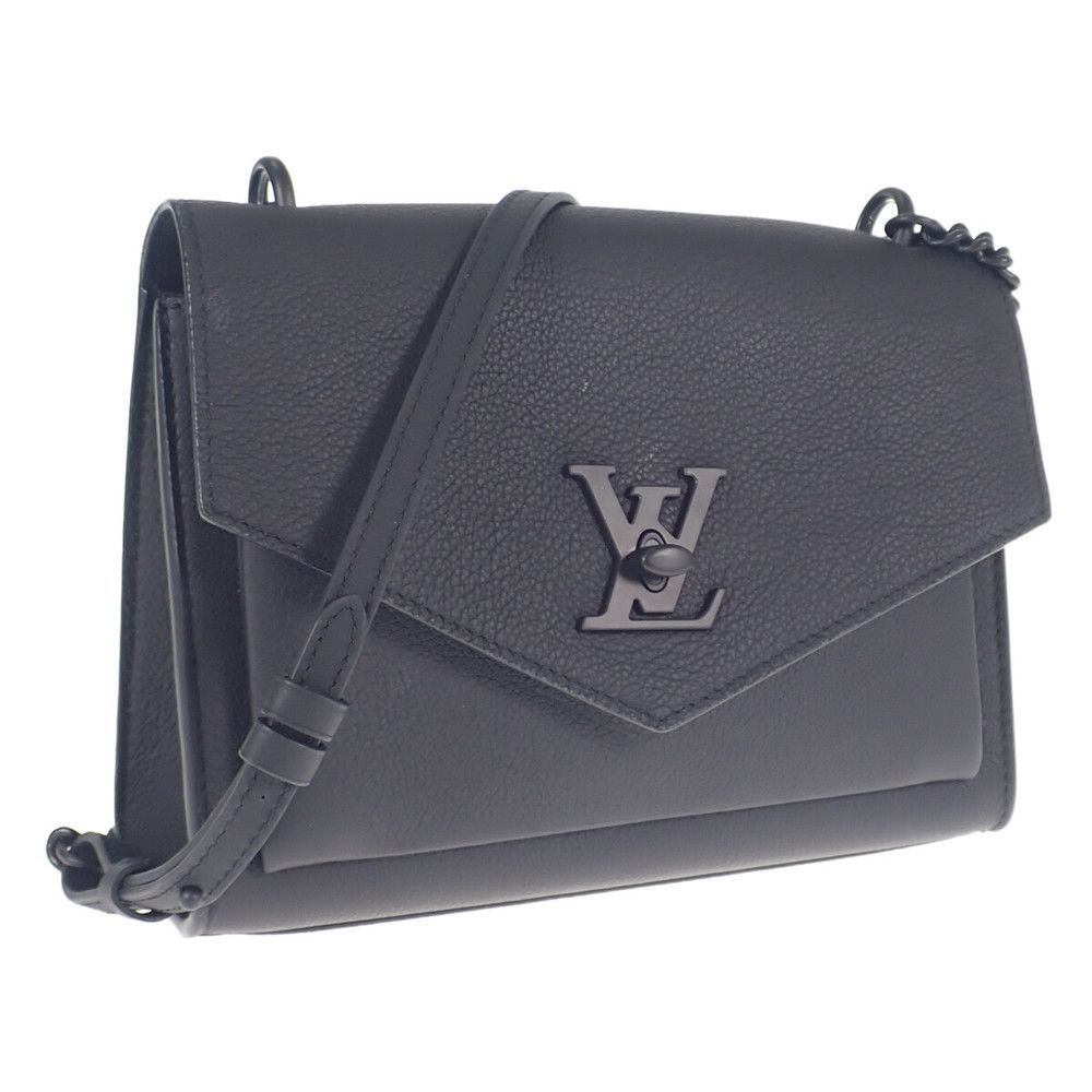 Louis Vuitton My LockMe BB Monochrome Shoulder Bag Calfskin Black
